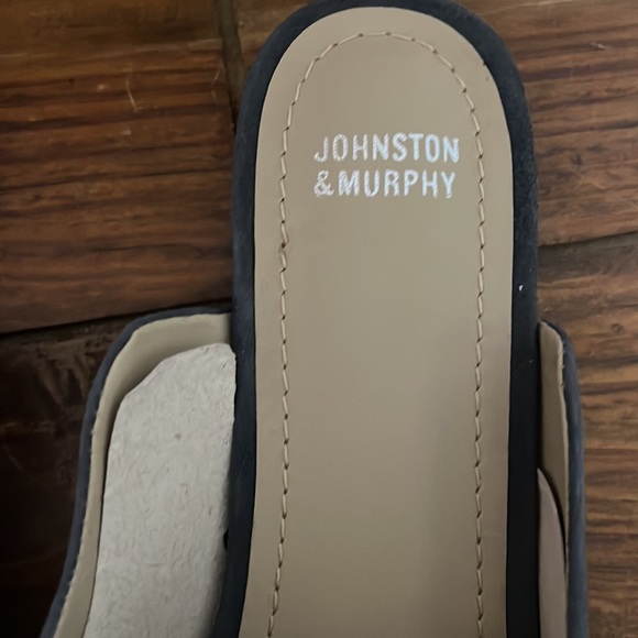Johnson and Murphy gray suede mules - Picture 2 of 5
